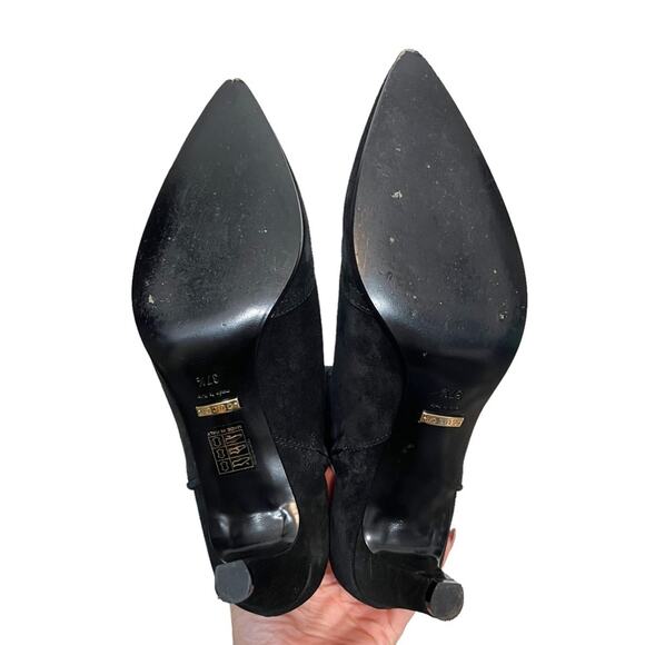 Gucci Black Western Suede Ankle Bootie Boots Size EU 37.5 - Picture 9 of 16